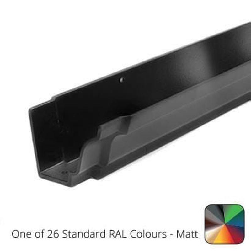 Alumasc 100 x 75mm (4"x3") Moulded Ogee Cast Aluminium Gutter 1.83m length - One of 26 Standard Matt RAL colours TBC