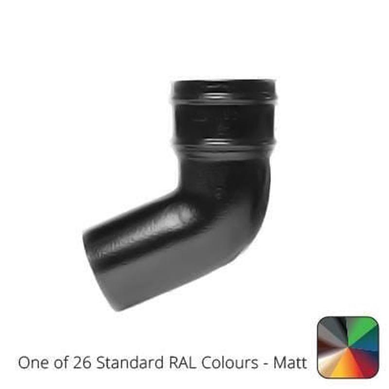 Alumasc 63mm (2.5") Cast Aluminium 112 Degree Bend without Ears - One of 26 Standard Matt RAL colours TBC