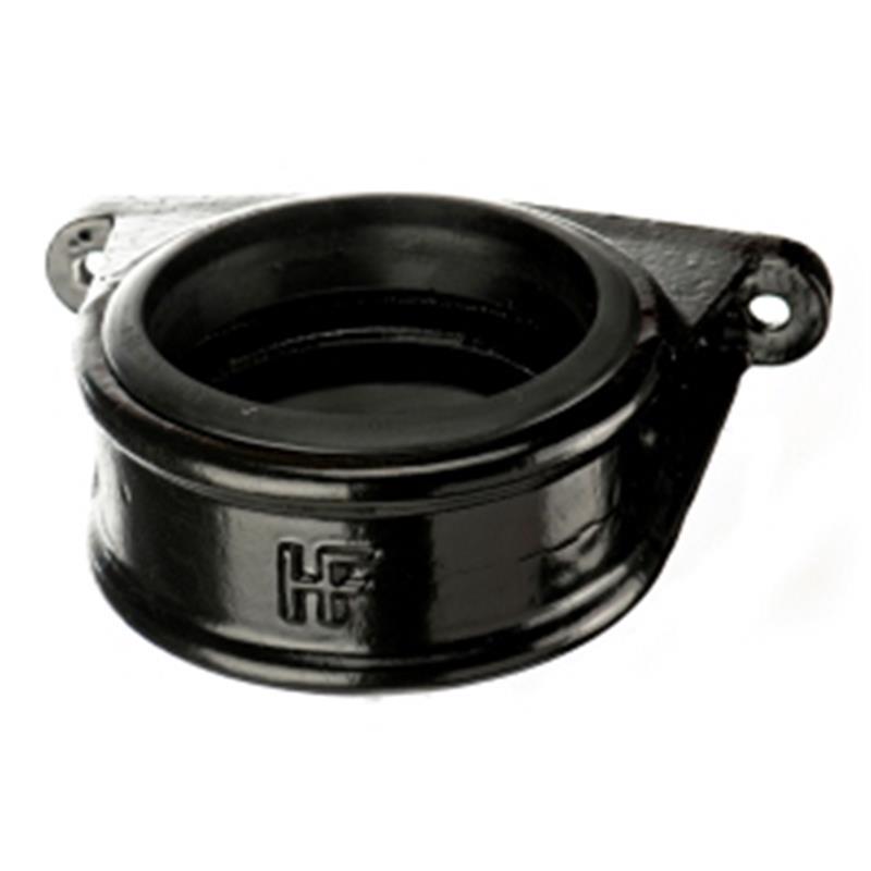 100mm Cast Iron Push-Fit Soil Socket - Eared