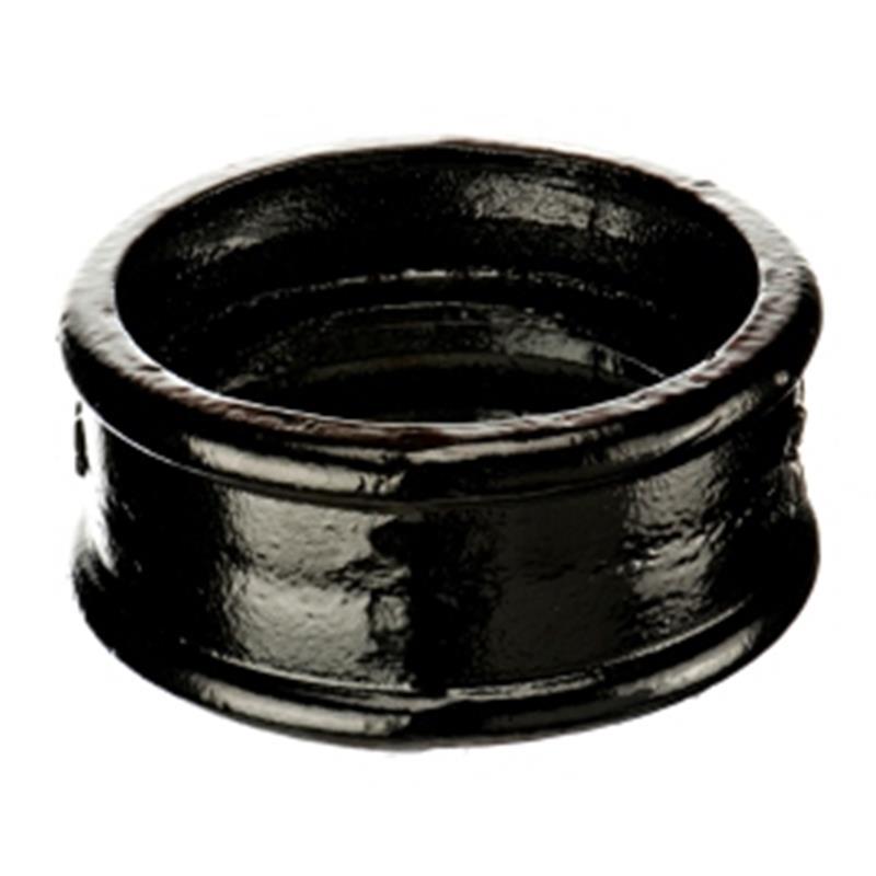 100mm Cast Iron Push-Fit Soil Socket - Plain