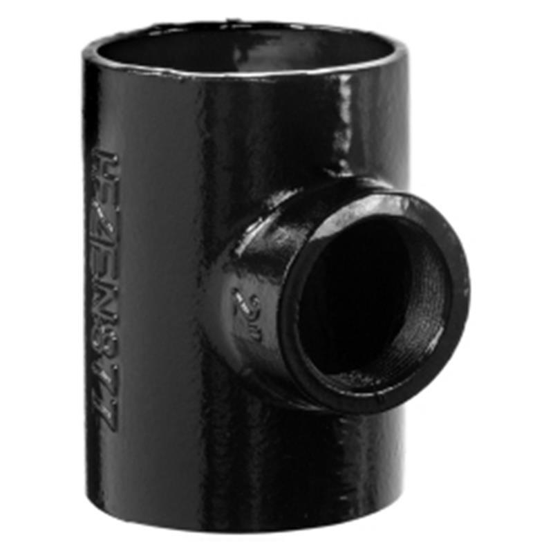 100mm Cast Iron Push-Fit Soil Boss Pipe 50mm