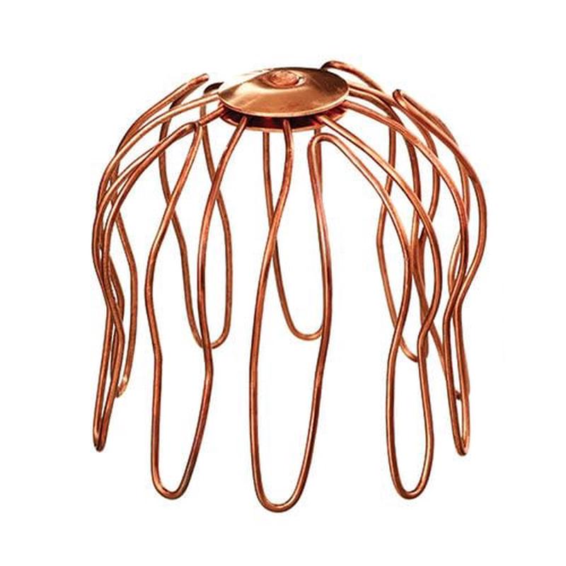 100mm Copper Downpipe Leaf Guard
