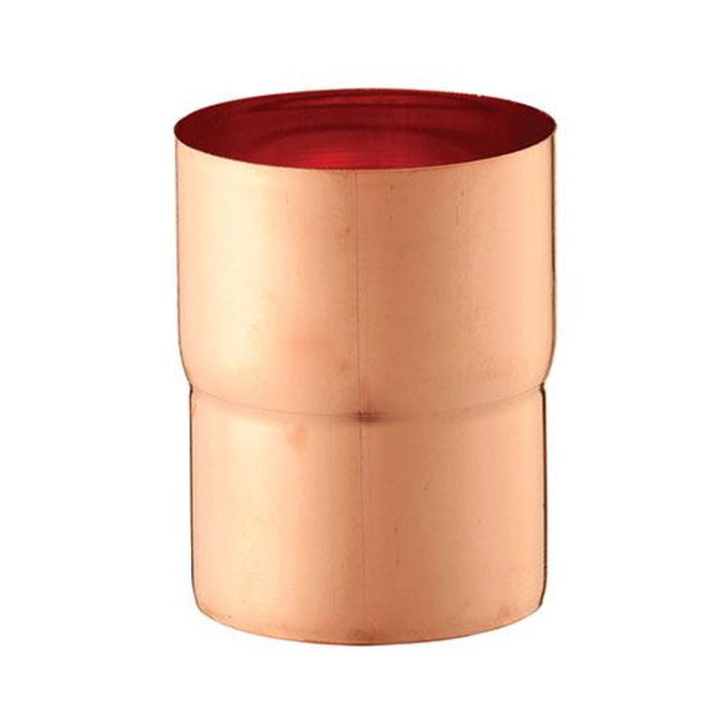100mm Copper Downpipe Loose Connector Socket