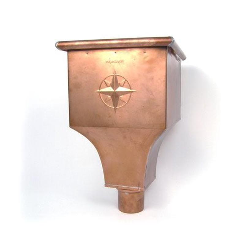 100mm Copper Ornate Hopper