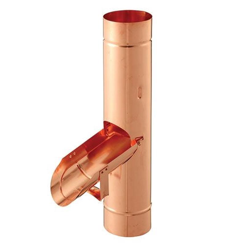 100mm Copper Pipe with Access Flap