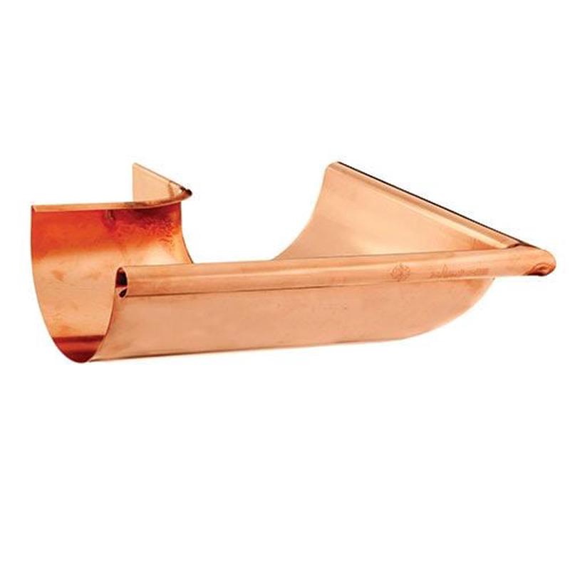150mm Half Round Copper 90 Ext Angle