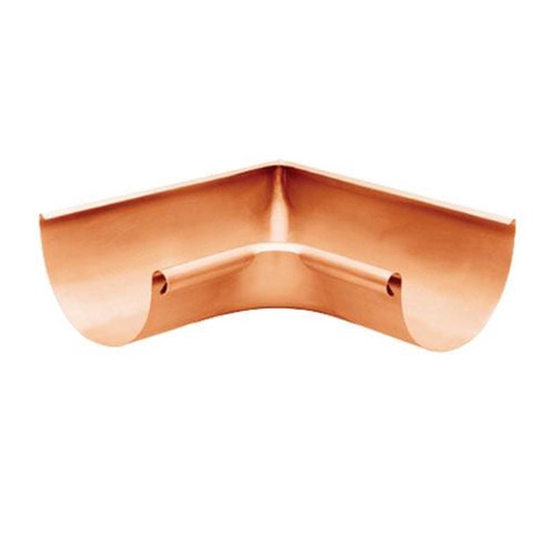 150mm Half Round Copper 90 Int Angle
