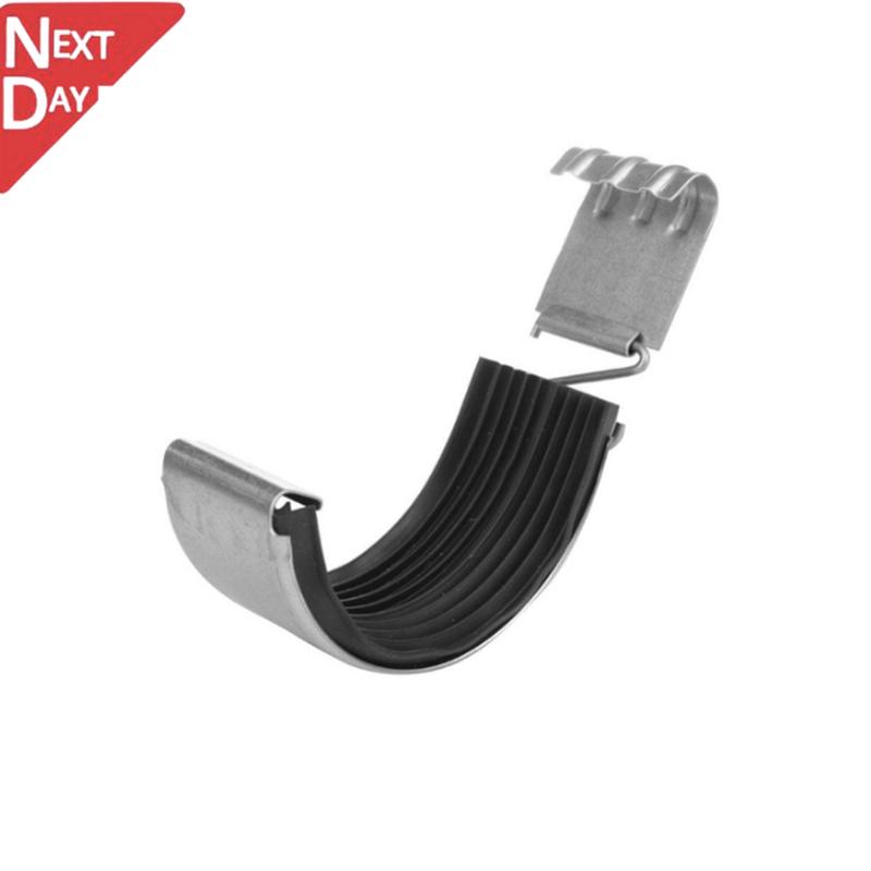 190mm Half Round Galvanised Steel Gutter Union