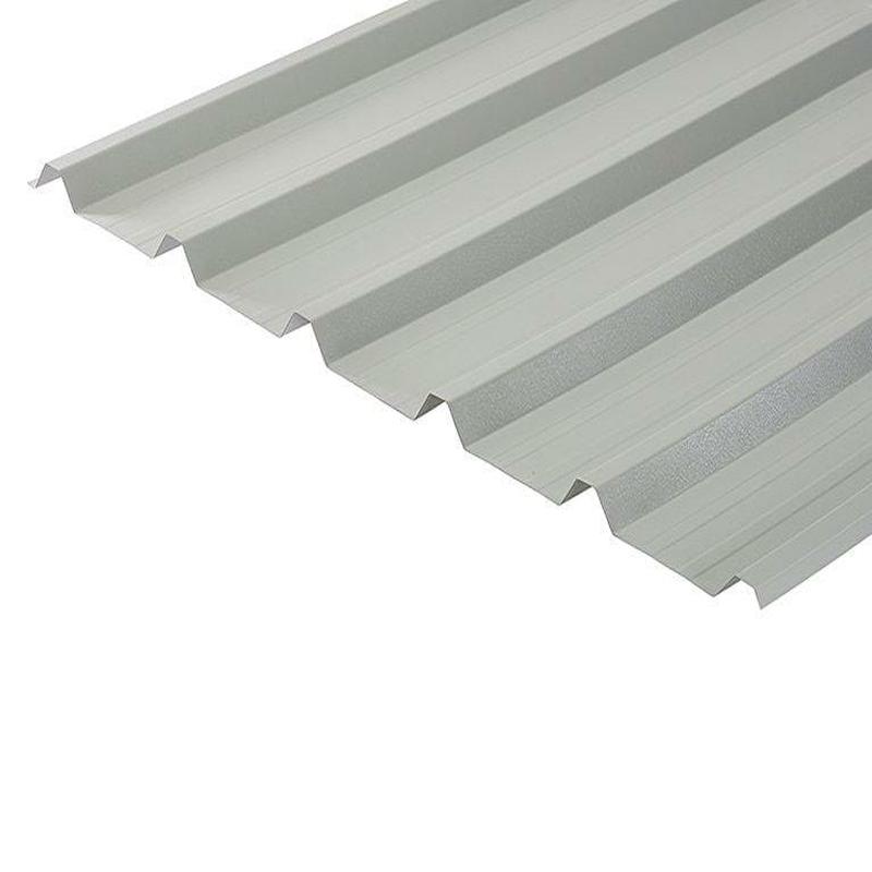 32/1000 Box Profile PVC Plastisol Coated 0.5mm Metal Roof Sheet Goosewing Grey SHEETS