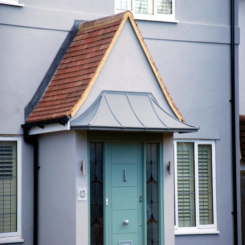 Quartz Zinc Belgravia Canopy (2200mm x 750mm)