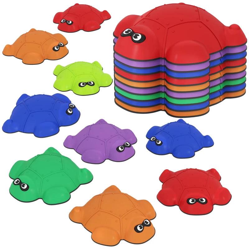 9-Piece Non-Slip Balance Stepping Stones for Kids Indoor Outdoor Obstacle Course Ages 3-8