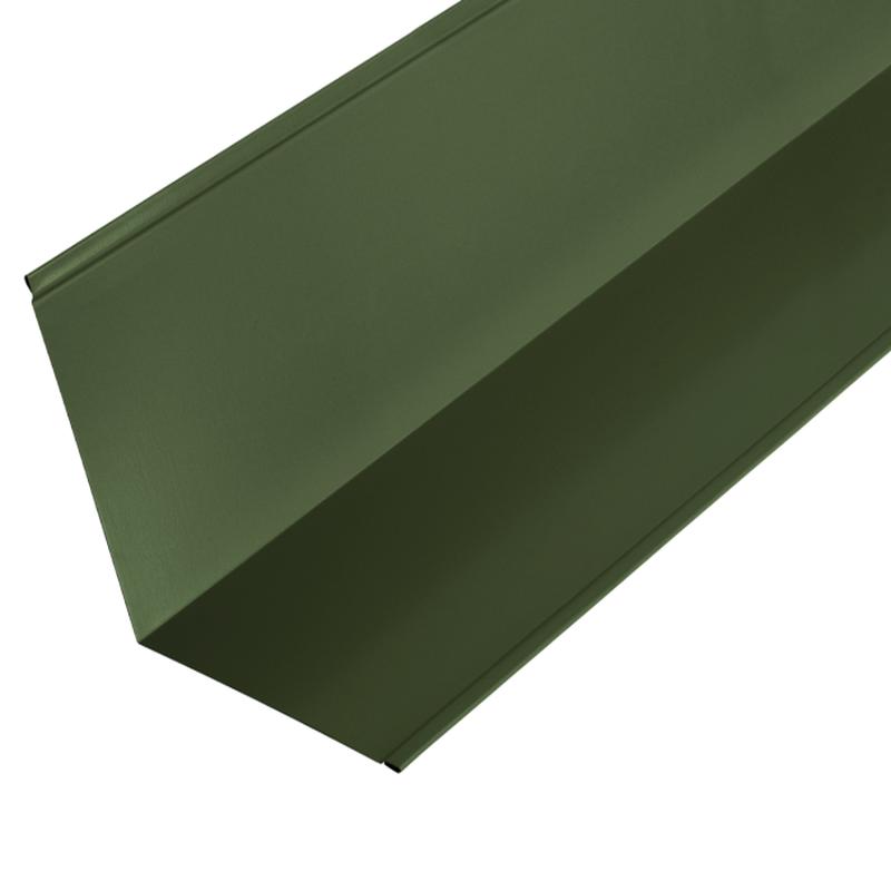 110 Abutment Flashings in Polyester Paint Finish - 3m 200mm x 200mm - Juniper Green