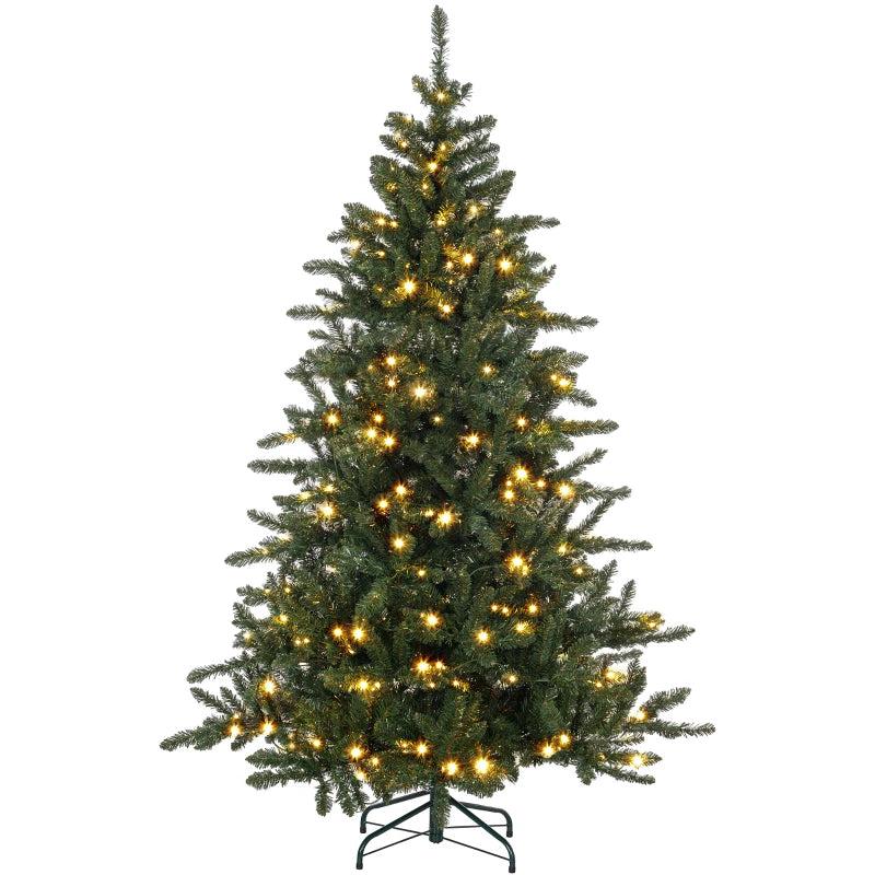 6ft White Light Artificial Christmas Tree - Pre-Lit, Realistic Look, Perfect for Holiday Decor, Easy Assembly, Indoor Use