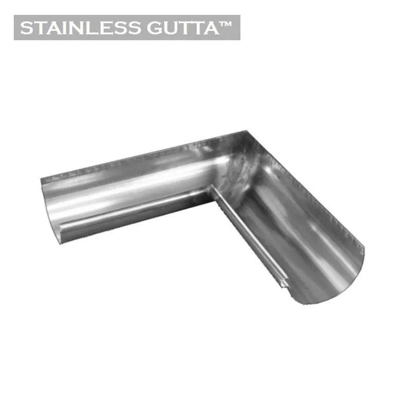 Stainless Steel 125mm Half Round 90 Internal Corner