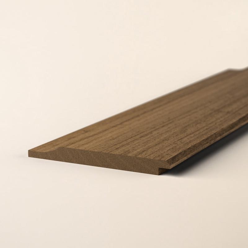 2.4m Iroko Wood Cladding 145mm x 18mm  Exterior Shadow Gap Timber Boards