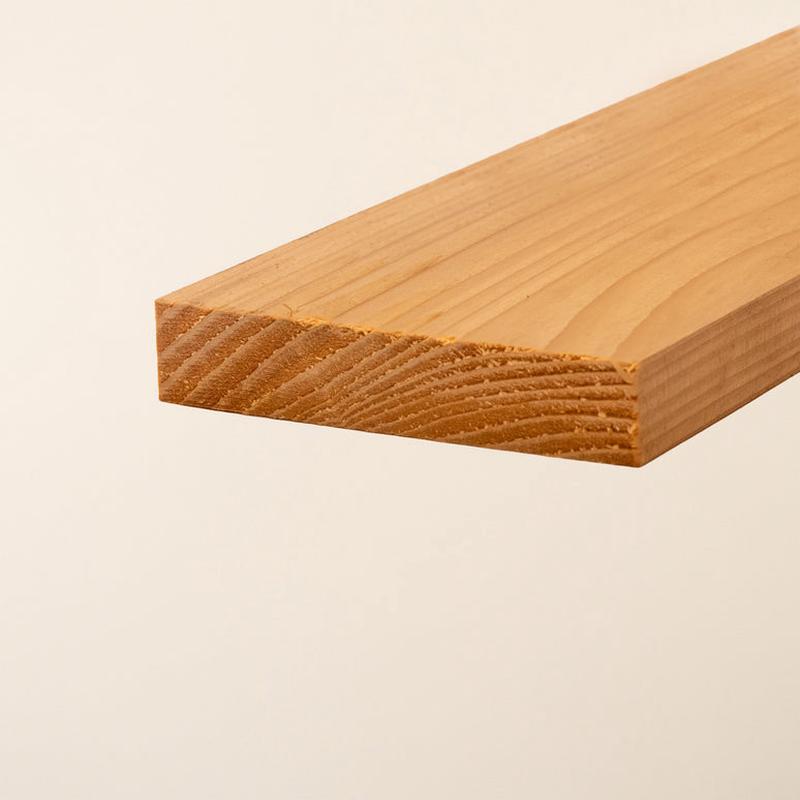 4" x 1" Planed British Cedar Timber Board  Smooth Cedar Wood