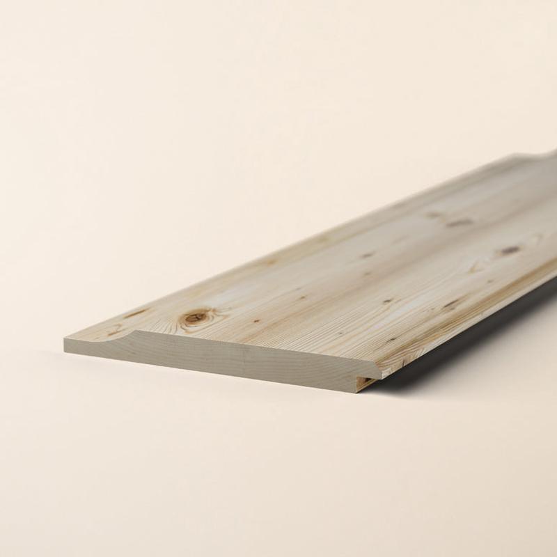 4m European Larch Wood Cladding 144mm x 19mm  Exterior Shiplap Timber Boards