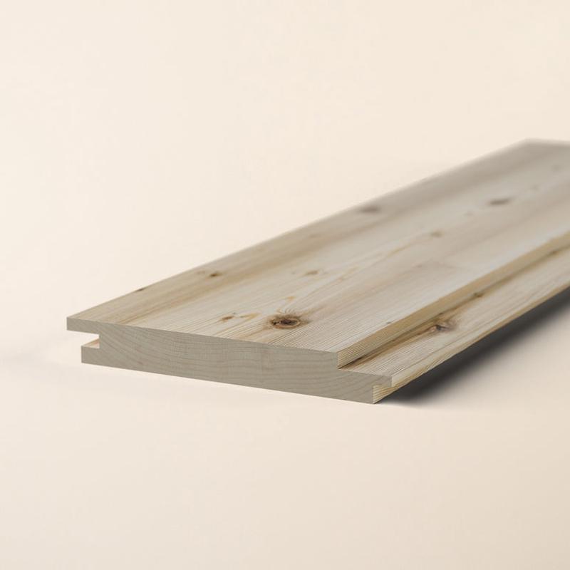 4m European Larch Wood Cladding 145mm x 18mm  Exterior Shadow Gap Timber Boards