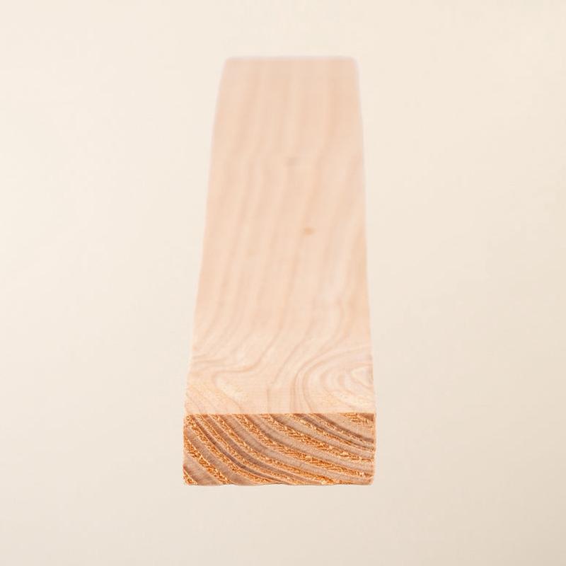 British Larch Planed Timber Board  2" x 1"  Smooth Planed Home-Grown Softwood for Joinery & Cladding