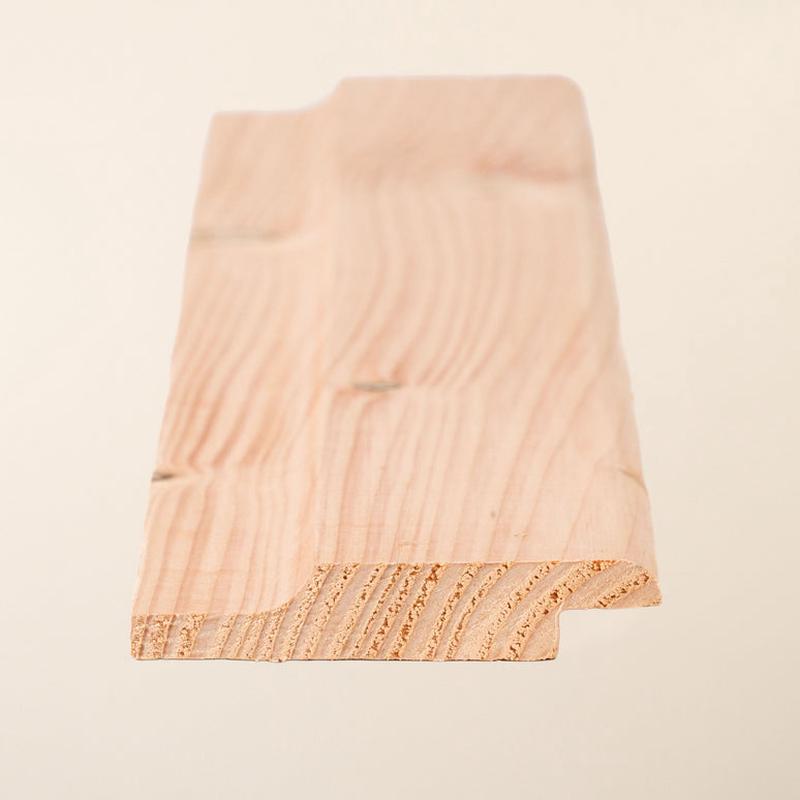 British Larch Shiplap Cladding Board  95mm x 19mm  Smooth Planed Sustainable Timber