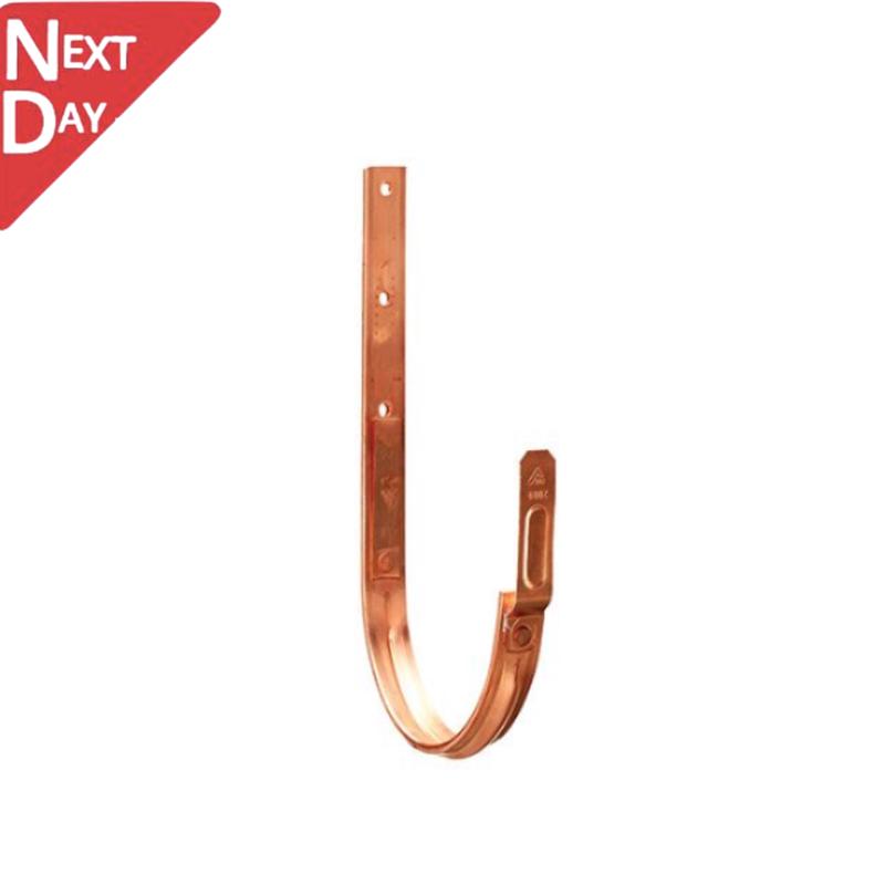 115mm Half Round Copper Top Fix rafter Bracket