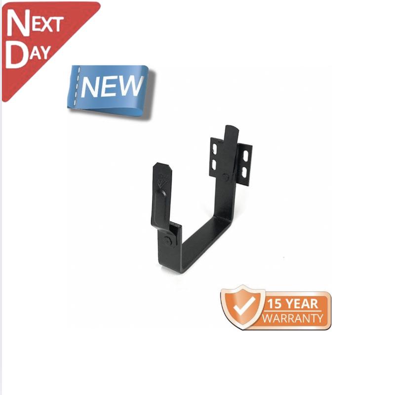 120x75mm Box Profile Black Galvanised Steel Fascia Bracket