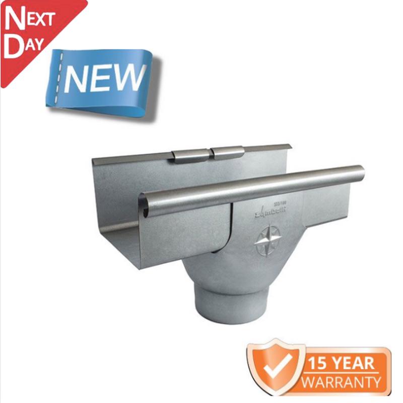 120x75mm Box Profile Galvanised Steel 100mm Prefab Outlet