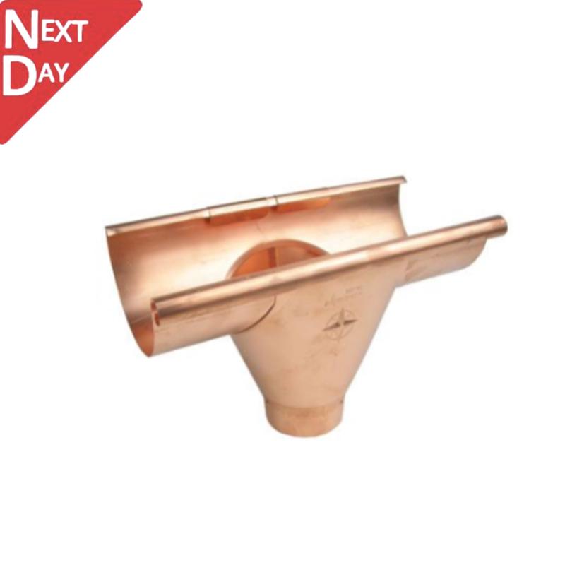 125mm Half Round 80mm Prefab Outlet