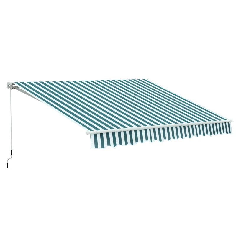 3m x 2.5m Striped Awning (Retractable)