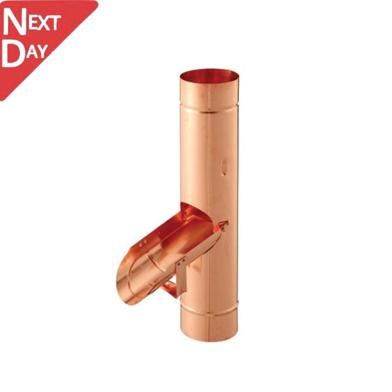 80mm Copper Downpipe Diverter
