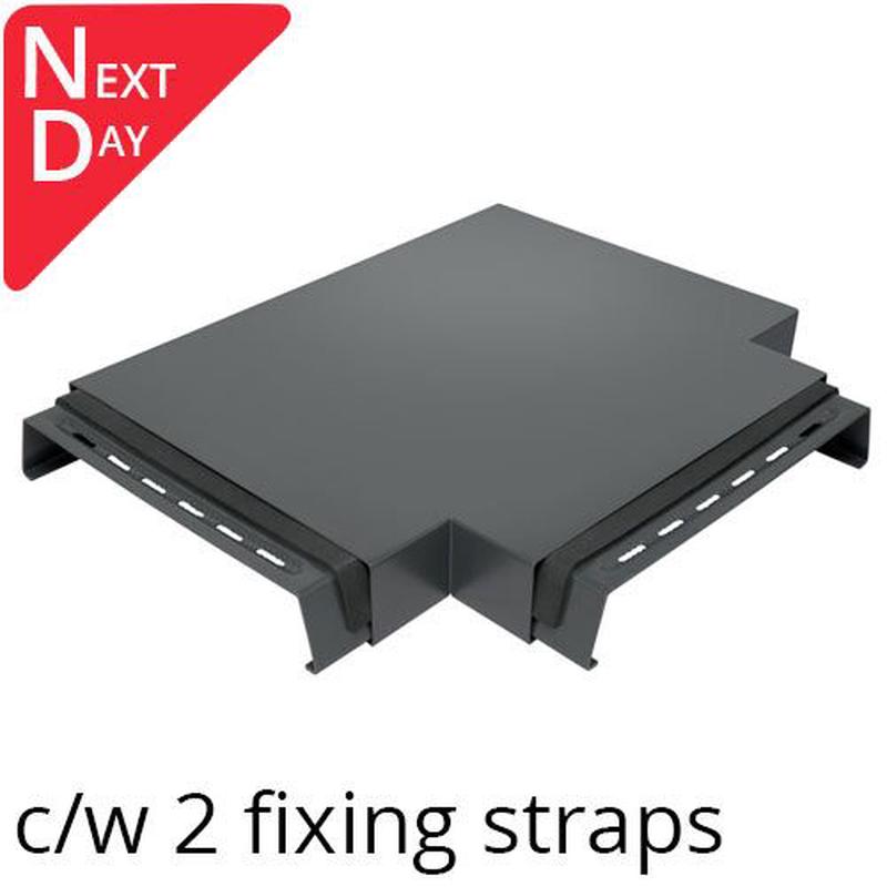 Alumasc Skyline 422mm Aluminium Coping - Suitable For 331-360mm Wall - T Junction - RAL 7016 Anthracite Grey