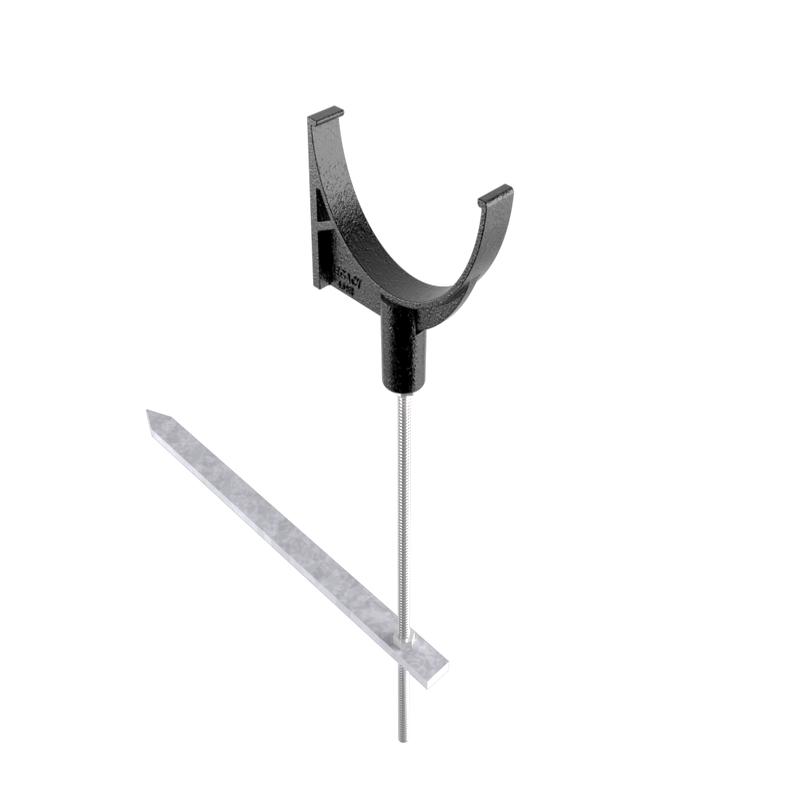 100mm Cast Aluminium Rise & Fall Bracket (Incl Spike)