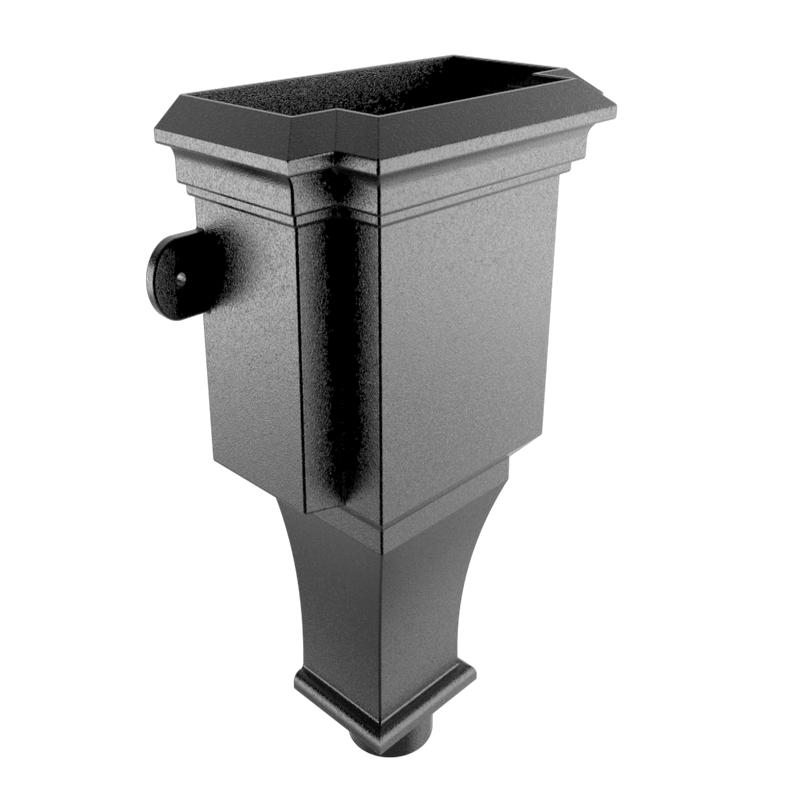 ARP Claudia Cast Aluminium Hopper - 76mm Outlet With 30mm Standoff