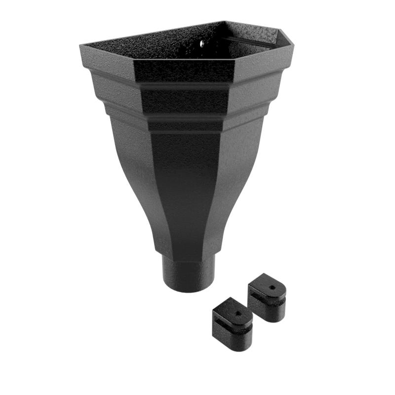 ARP Merus Small Cast Aluminium Hopper - 100mm Dia Outlet Flushfit