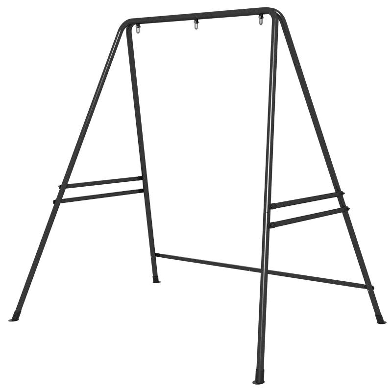 Black Metal Hammock Chair Stand for Hanging Swing Chairs