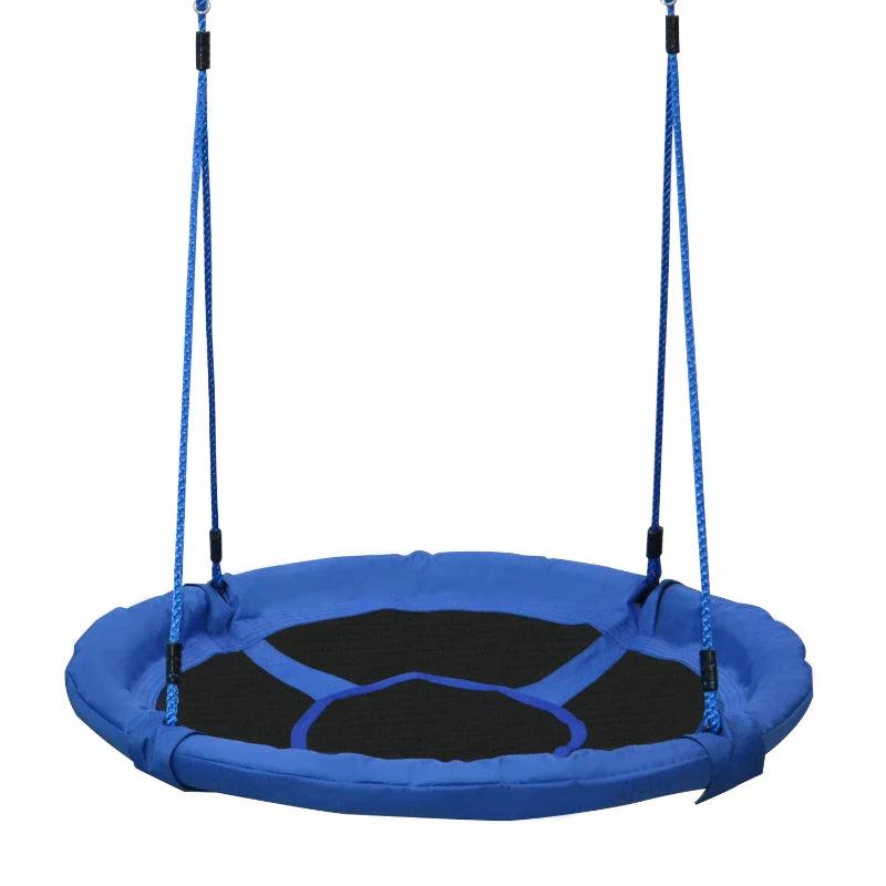 Blue Kid Nest Swing Seat 40 Inch for Outdoor and Indoor