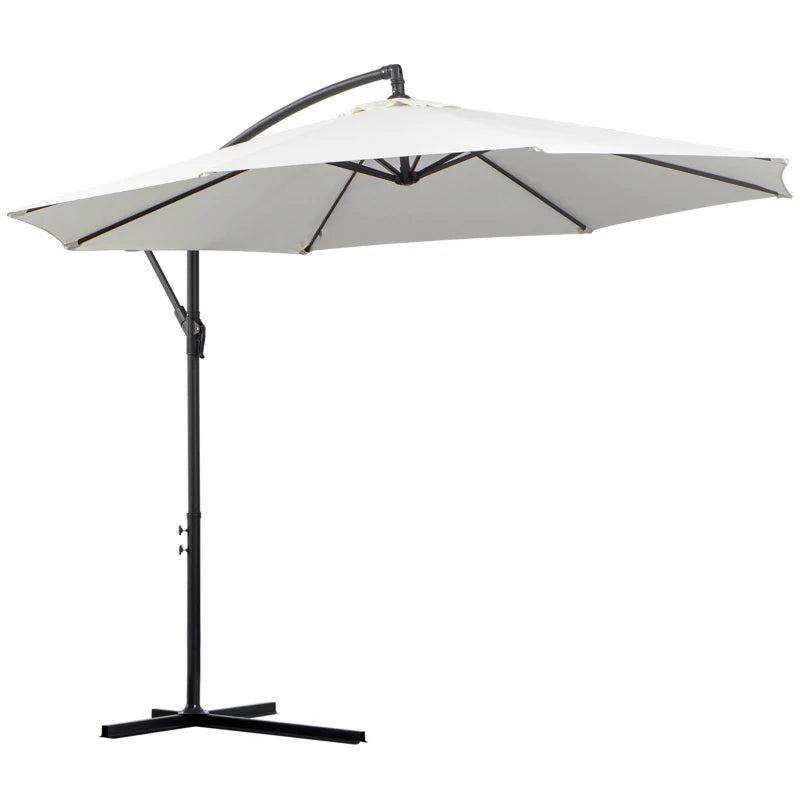 3M Cream White Banana Umbrella Parasol