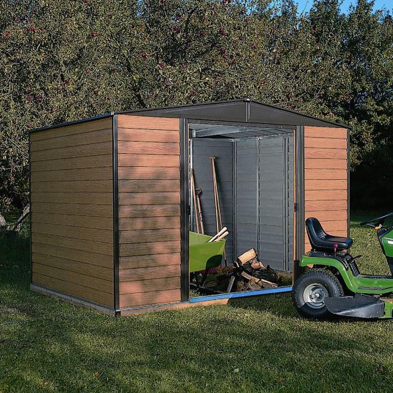 10x6 Metal Apex Shed with Floor