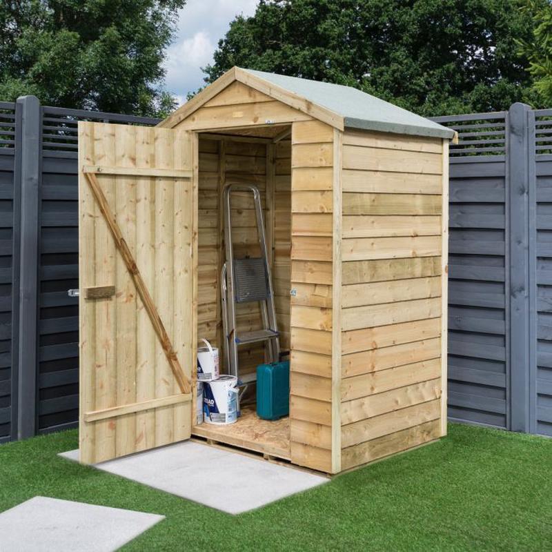 4x3 Wooden Overlap Shed