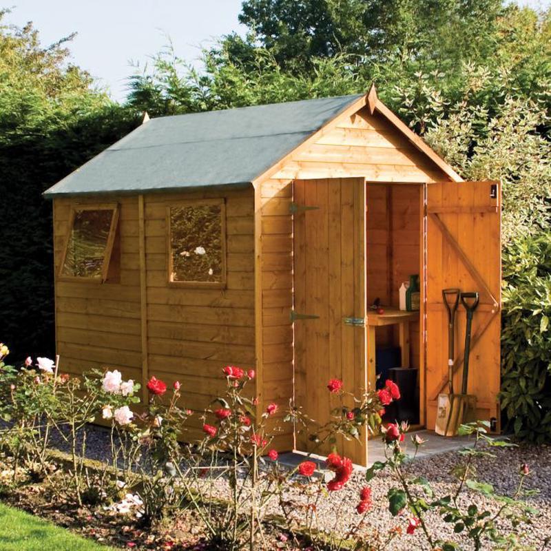 8x6 Premier Garden Shed - Spacious Storage