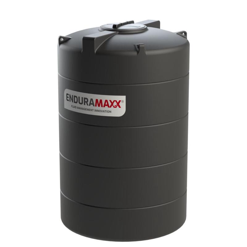 1,500 Litre Vertical Tank - Black - Potable Water - 1 SG