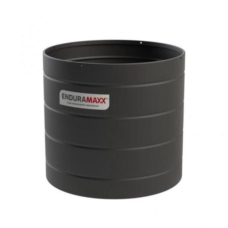 13,000 Litre Vertical Open Top Tank - 1 SG - Black