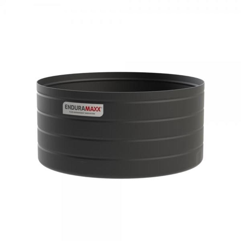 15,000 Litre Vertical Open Top Tank - 1 SG - Black