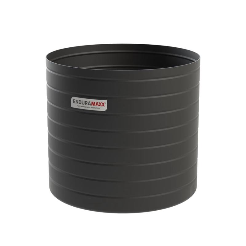 25,000 Litre Vertical Open Top Tank - 1 SG - Black