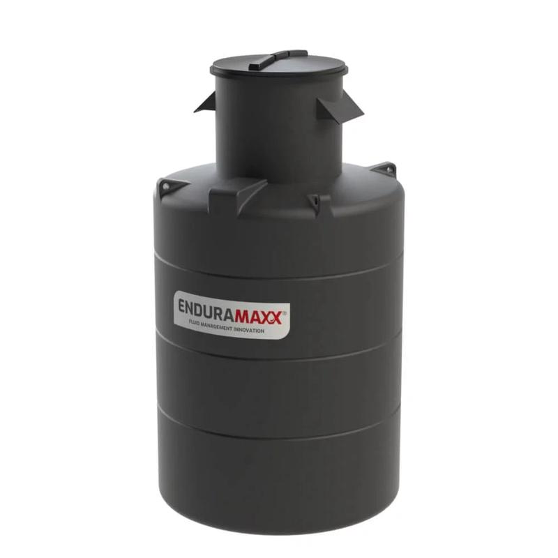 1,500 Litre Vertical Tank with Turret with AB air gap weir for up to 50mm inlet