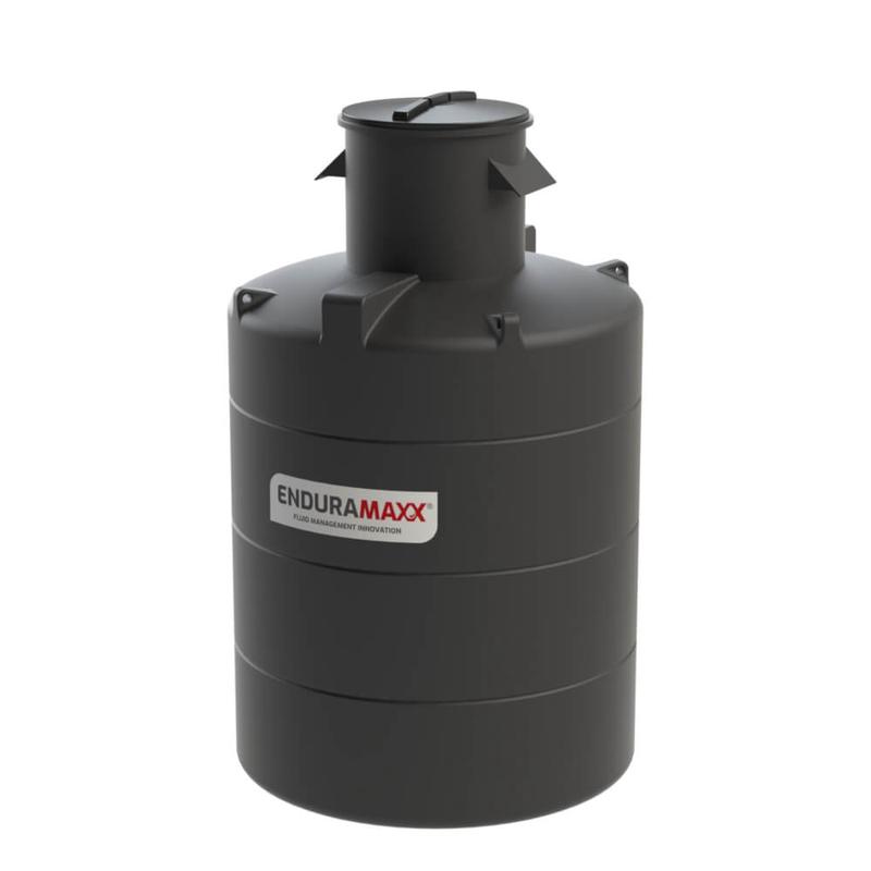 2,500 Litre Vertical Tank with Turret with AB air gap weir for up to 50mm inlet