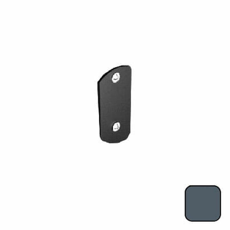 76mm Swaged Aluminium Square ACCESS pipe PLATE PPC - 7016M Anthracite Grey