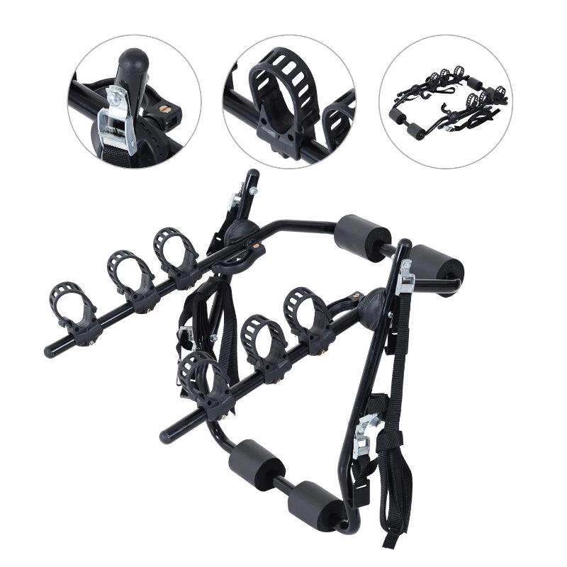 3-Bike Rear Hitch Mount with Fix Strap
