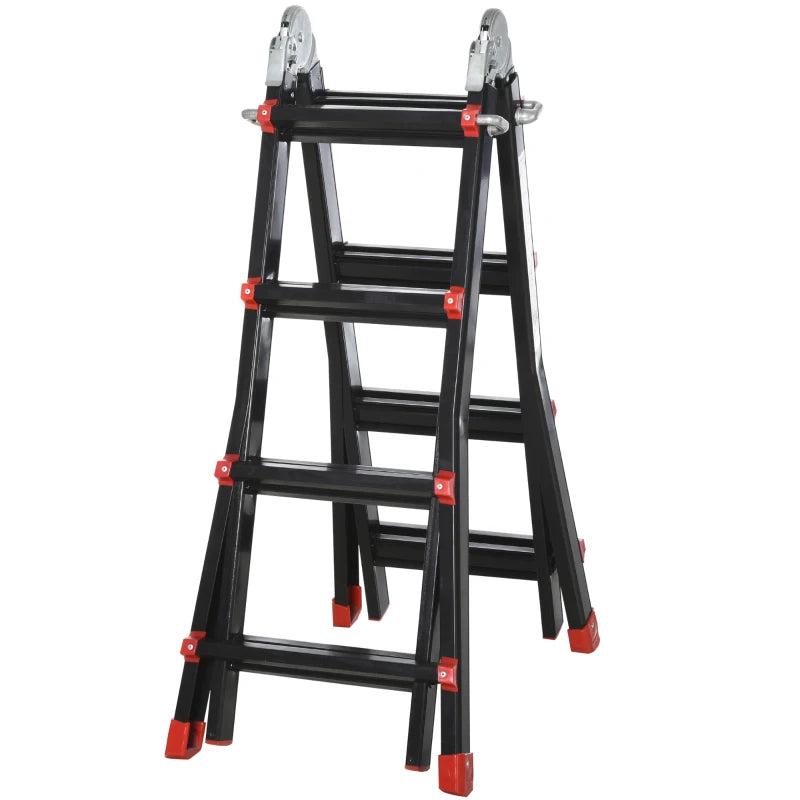 4M Aluminium Telescopic Ladder for Home and Garden
