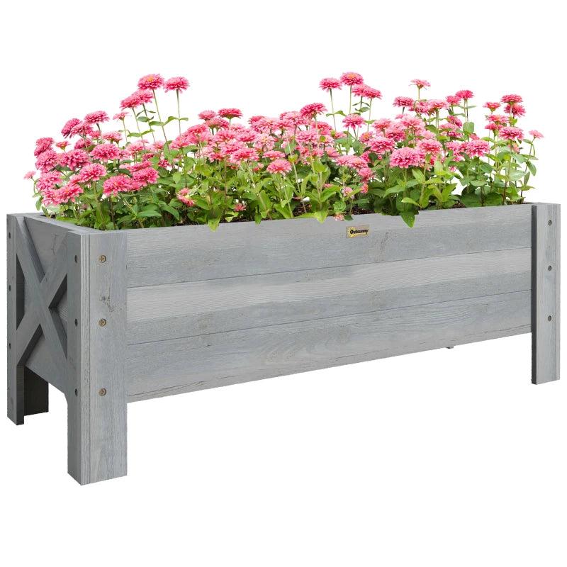 58L Garden Raised Bed Grow Container for Outdoor Plants